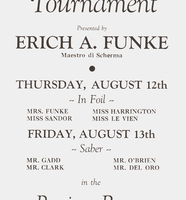 1937 Funke Tournament